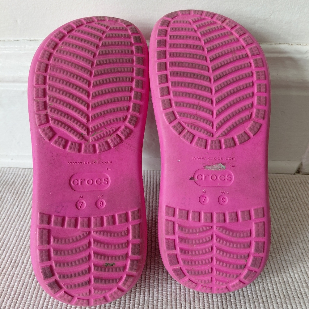 Women’s Crocs Platform Pink 9 - Picture 6 of 7